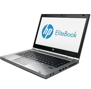 HP EliteBook 8470p Refurbished Business Laptop - Intel Core i5, 14" HD Display, 4GB RAM, 500GB HDD, WiFi, Webcam - Silver (6 Months Warranty)