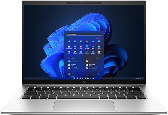 Close-up view of HP EliteBook 840 G10 Business Laptop - 13th Gen Intel i7, 16GB DDR5, 1TB SSD, 14 inches FHD, Iris Xe, B&O Audio - Windows 11 Pro (1-Year Warranty)