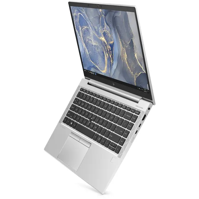 Close-up view of HP EliteBook 830 G5 Business Laptop - 7th Gen Intel i5-7300U, 8GB RAM, 256GB SSD, 13.3 inches FHD IPS - Ex-UK (6-Month Warranty)