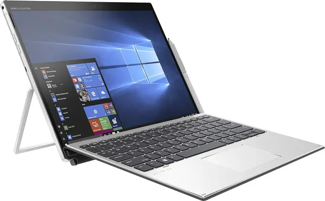 Close-up view of HP Elite X2 G4 Tablet - 13 inches Touchscreen, Intel Core i7 8th Gen, 16GB RAM, 256GB SSD, Bang & Olufsen Audio, Windows Pro, Ex-UK, 6-Month Warranty