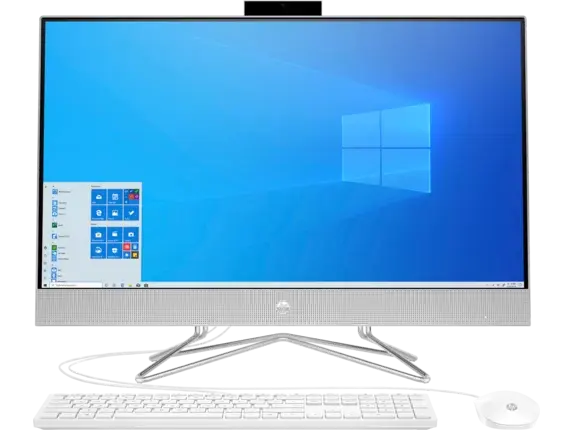 Close-up view of HP All-in-One 24-dp0xxx Desktop - 11th Gen i3, 23.8 inches FHD IPS, 8GB DDR4, 256GB SSD + 1TB HDD - 6 Months Warranty