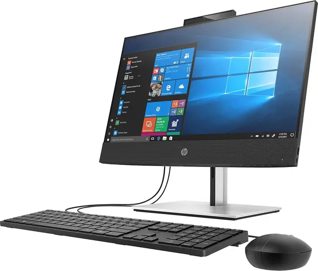 Close-up view of HP ProOne 600 G6 AIO - 10th Gen i5-10500, 21.5 inches FHD IPS, 8GB RAM, 512GB SSD, Intel UHD 630 - Business Desktop