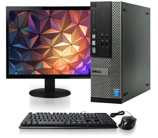 Close-up view of Dell Optiplex 7020 Desktop - i5-4590 3.3GHz, 4GB RAM, 500GB HDD + 22-inches Monitor (Keyboard/Mouse) - FreeDOS - 6 Month Warranty