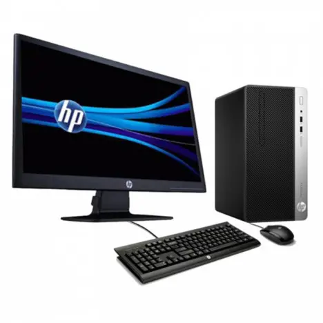 Close-up view of HP ProDesk 400 G5 MT - i5-8500, 4GB RAM, 1TB HDD + 18.5-inches TFT Monitor - Business Desktop with 1 Year Warranty