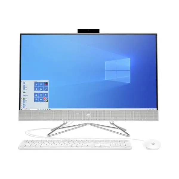 Close-up view of HP 24-DF1035NY AIO Desktop PC | 10th Gen Intel Core i5 | 4GB RAM | 1TB HDD | 23.8-inches FHD | DVD-RW | Webcam | FreeDOS | 1-Year Warranty