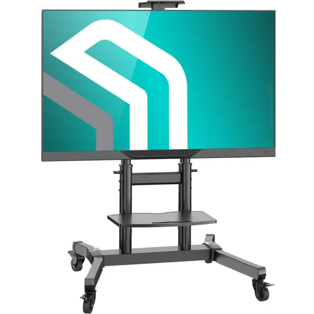 Close-up view of DTEN D7 55-inch 4K All-in-One Collaboration System | Intel i5 | 8GB RAM | 128GB SSD | 10-Point Touch | 4K Webcam | 16-Mic Array | Windows IoT | Mobile Stand | 6M Warranty