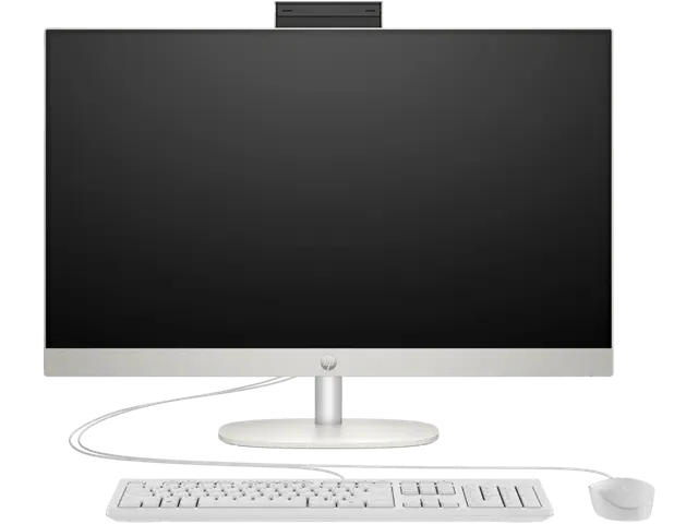 Close-up view of HP All-in-One 27-cr0154nh (A99BMEA) | 13th Gen Intel Core i7-1355U | 16GB RAM | 1TB SSD | 27-inches FHD Touchscreen | Iris Xe Graphics | Win 11 | 1-Year Warranty