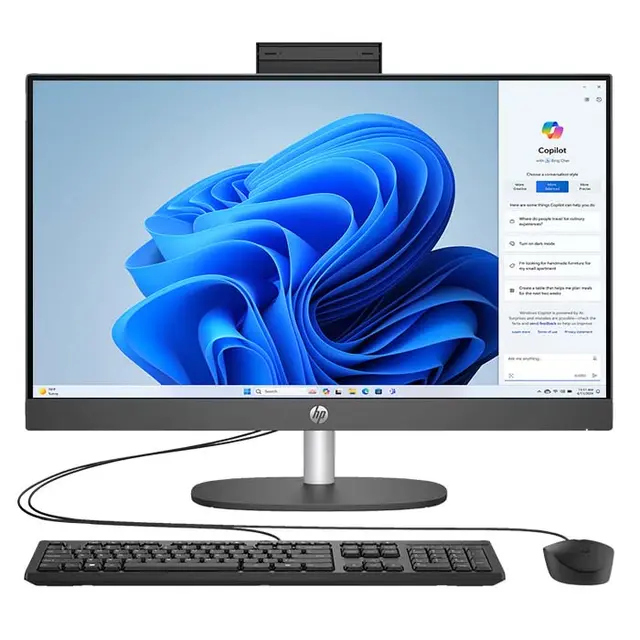 HP ProOne 240 G10 AIO Desktop - Intel Core i5-1335U, 8GB RAM, 512GB SSD, 23.8-inch FHD, 5MP Cam - Business Ready - price sh. 91,999 - alternate view