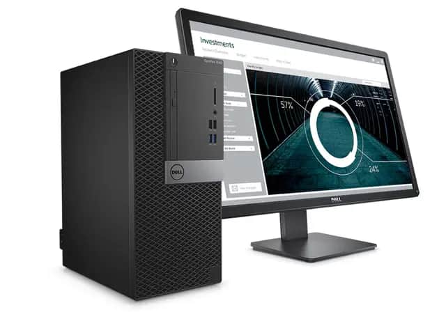 Dell Optiplex 7040 SFF Desktop - i5-6500, 8GB RAM, 500GB HDD + 20-inch Dell Monitor - Complete Office PC Setu - price sh. 26,999 - alternate view